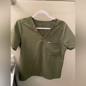 Figs Olive green Set of scrubs.